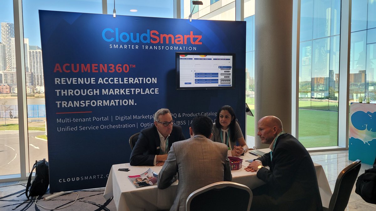 Matthew Ray (@matthewray) on Twitter photo Had a great time representing <a href="/CloudSmartz/">CloudSmartz</a> at <a href="/capacitymedia/">Capacity Media</a> #CapacityEurope this year! We announced our B2B #CPQ for CSPs as part of our #Acumen360 Marketplace Platform as well as our <a href="/Neustar/">Neustar, Inc., a TransUnion company</a> partnership with UOC! DM me to schedule a time to meet and learn more! #Telecoms Had a great time representing <a href="/CloudSmartz/">CloudSmartz</a> at <a href="/capacitymedia/">Capacity Media</a> #CapacityEurope this year! We announced our B2B #CPQ for CSPs as part of our #Acumen360 Marketplace Platform as well as our <a href="/Neustar/">Neustar, Inc., a TransUnion company</a> partnership with UOC! DM me to schedule a time to meet and learn more! #Telecoms