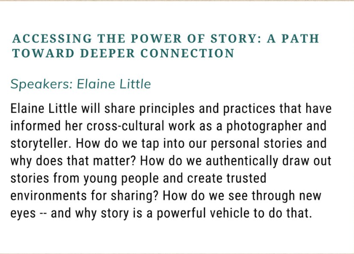mscdmcdade's tweet photo. Just finished a beautiful session on Accessing the Power of Story. Moving session via #ISCAVirtualCollaborative. "Making space and releasing control of the moment allows for others to safely reveal who they are." Soo many great gems. #ISCABelonging #schoolcounselor https://t.co/okG4WZLYo6