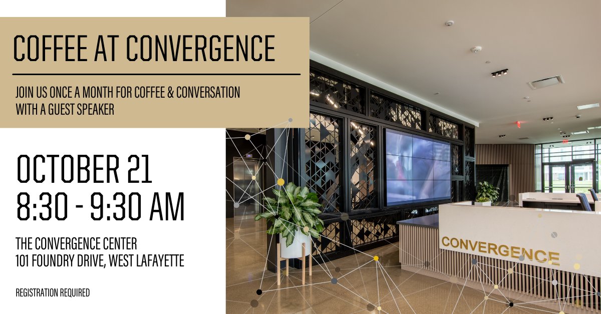 Tomorrow is our next Coffee at Convergence. Join us as we learn more about #LeanSixSigma from Jim Handy, and how it can help your business. @LifeAtPurdue @PurdueEngineers @PurdueTAP #LeanManufacturing #ProjectManagement There's still time to sign up: bit.ly/3CzDpE3