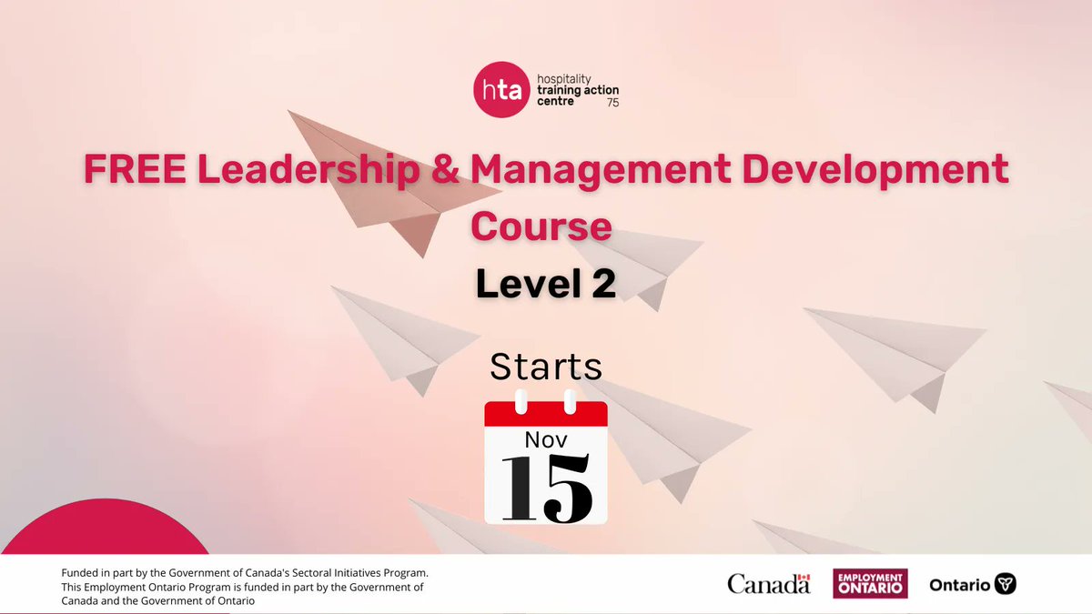 htac75's tweet image. Leadership skills can help you move into management or supervisory roles! Impress employers by taking the &quot;Leadership &amp;amp; Management Development Level 2&quot; course FREE! Details here: buff.ly/3MLb3Kq 👔