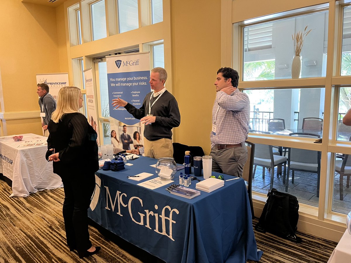 SCManufacturers's tweet photo. Big shoutout to our lanyard sponsor, McGriff Insurance Service. Thank you for your support! #SCMFGSummit https://t.co/s2WYtMpPDX