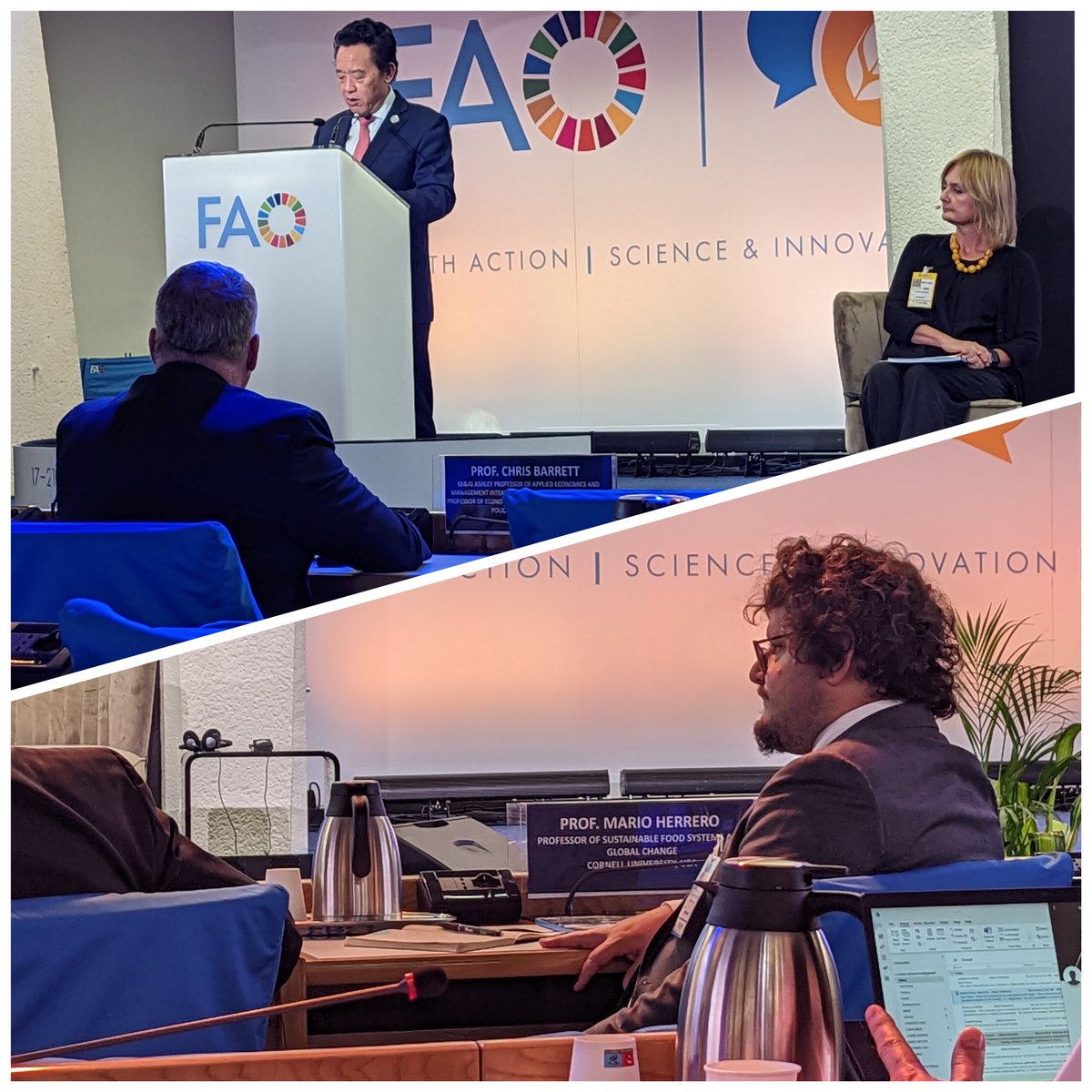 Here <a href="/FAO/">Food and Agriculture Organization</a> for the launch of the new flagship on agrifood systems technologies and innovation #atio