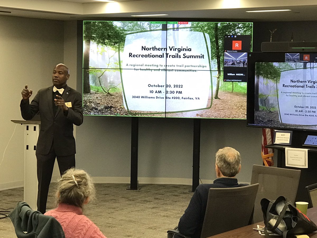 gpwtrails's tweet photo. Thank you Victor Angry, #Neabsco District Supervisor, @Angry4Super for kicking off the Northern Virginia Recreational Trails Summit in Fairfax this morning! Your support for trails is critical for @pwcgov and our citizens! https://t.co/KZoE8A83Rm