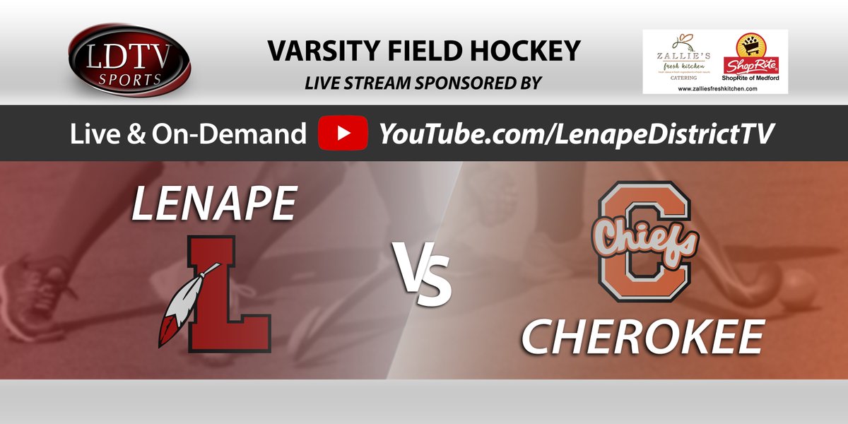 Watch tonight's <a href="/LenapeFHockey/">Lenape Field Hockey</a> vs. 
<a href="/ladychiefsfh/">chiefsFH</a> Field Hockey Game LIVE on YouTube, thanks to our friends @ZalliesFreshKit!
<a href="/LenapeAthletics/">Lenape Athletics</a> <a href="/ChiefsAthletics/">Cherokee Chief</a> 

youtu.be/AFevCAZL3Ag