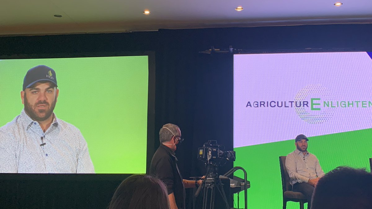 FishNFarms's tweet photo. @KristjanHebert at #AgEnlightened2022 talking about some of the limitations of farm data to support decision making including the slow response to new and changing market dynamics. https://t.co/Hnb702kFcj