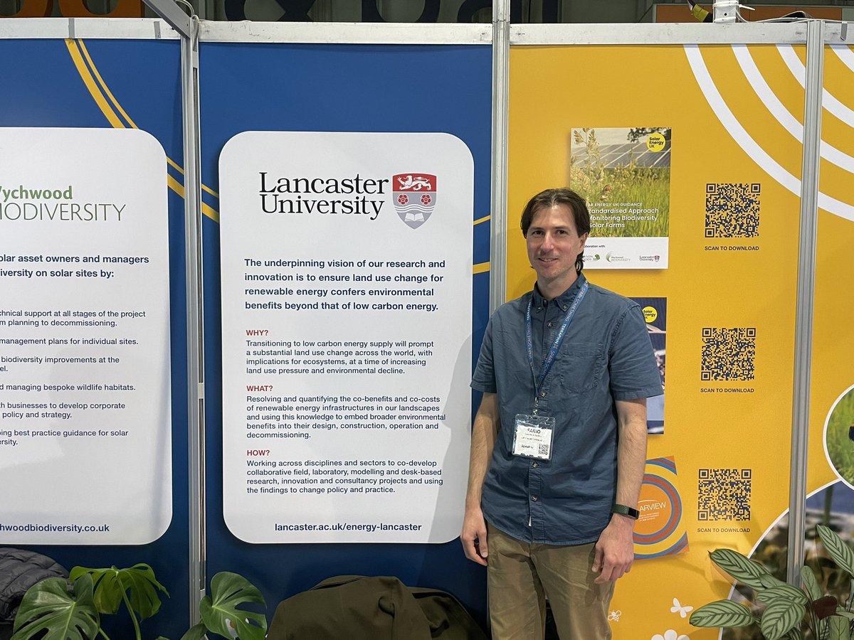 Had a great couple of days at <a href="/SolarStorageUK/">Solar & Storage Live</a> with the <a href="/Energy_Environ/">Energy Environment Interactions</a> team, <a href="/clarkson_woods/">Clarkson and Woods</a> and <a href="/WychwoodBio/">Wychwood Biodiversity</a> - lots of industry interest in our work 🤩 #solarstoragelive