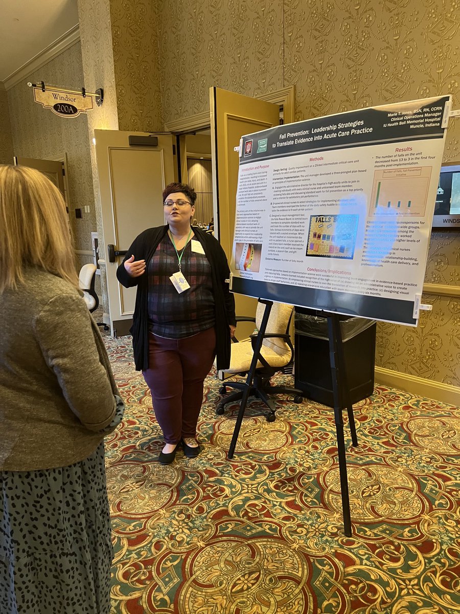 Patricia “Trish” Avila (@pavila1trish) on Twitter photo Marie Jones, Manager of Cardiac Medical Observation, is sharing the great patient fall reduction work she completed <a href="/IUHealthECR/">IU Health Ball, Blackford & Jay</a> for #IONL Marie Jones, Manager of Cardiac Medical Observation, is sharing the great patient fall reduction work she completed <a href="/IUHealthECR/">IU Health Ball, Blackford & Jay</a> for #IONL