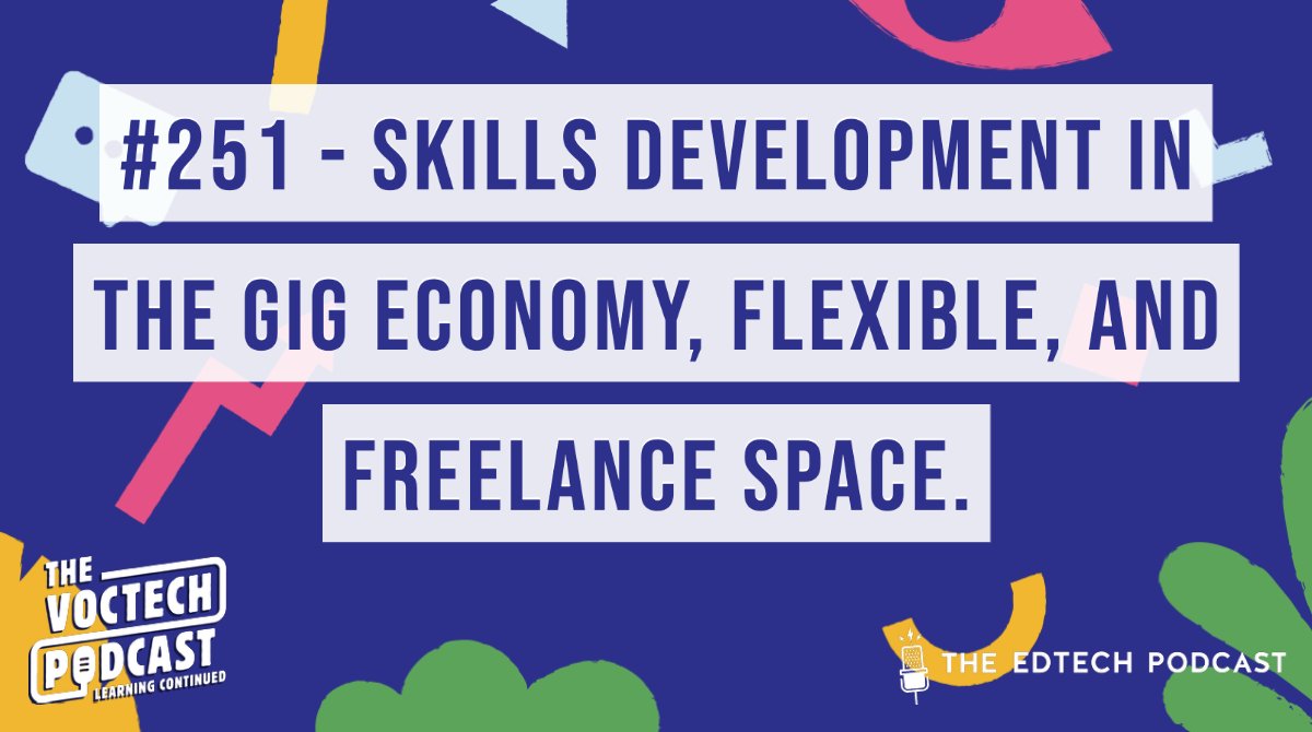 PodcastEdtech's tweet photo. New episode out! 🥳

As we move towards more atomised modes of work, is there a risk we don't develop our skills properly, just going from one gig to another?

🎧 https://t.co/VnQCzuJNjS

#voctechpodcast #futureofwork #flexiblework https://t.co/UPr4lZZ4Us