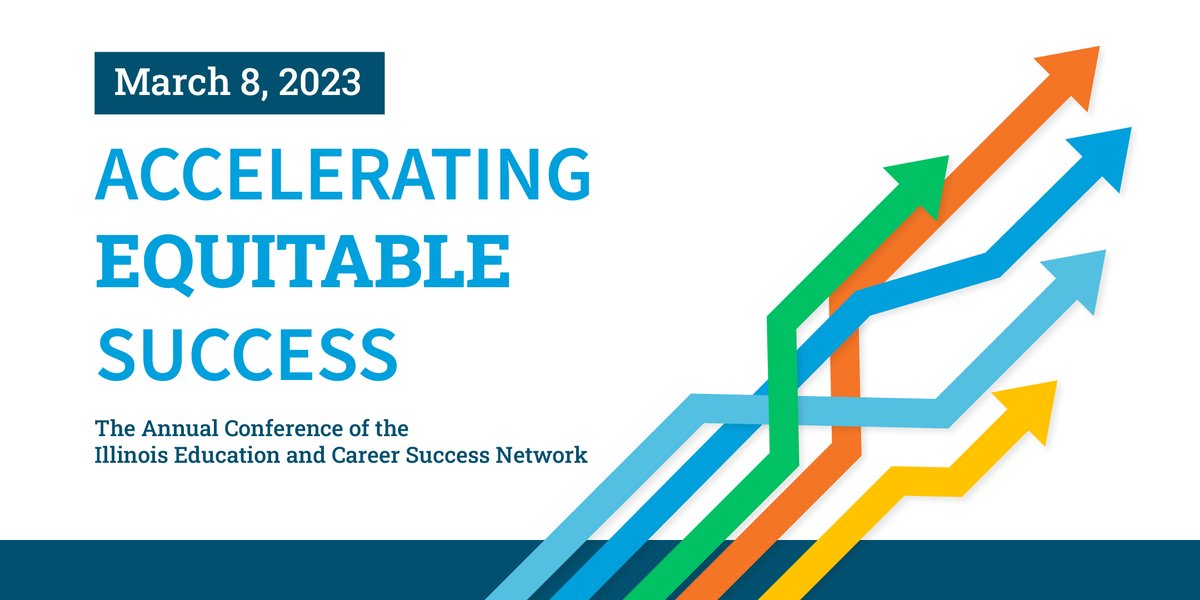Join us on March 8 for our 10th Annual Success Network Conference, Accelerating Equitable Success! The one-day conference will deliver an array of high-quality content and interactive opportunities centered on advancing equitable postsecondary attainment. 
ilsuccessnetwork.org/2023-conferenc…