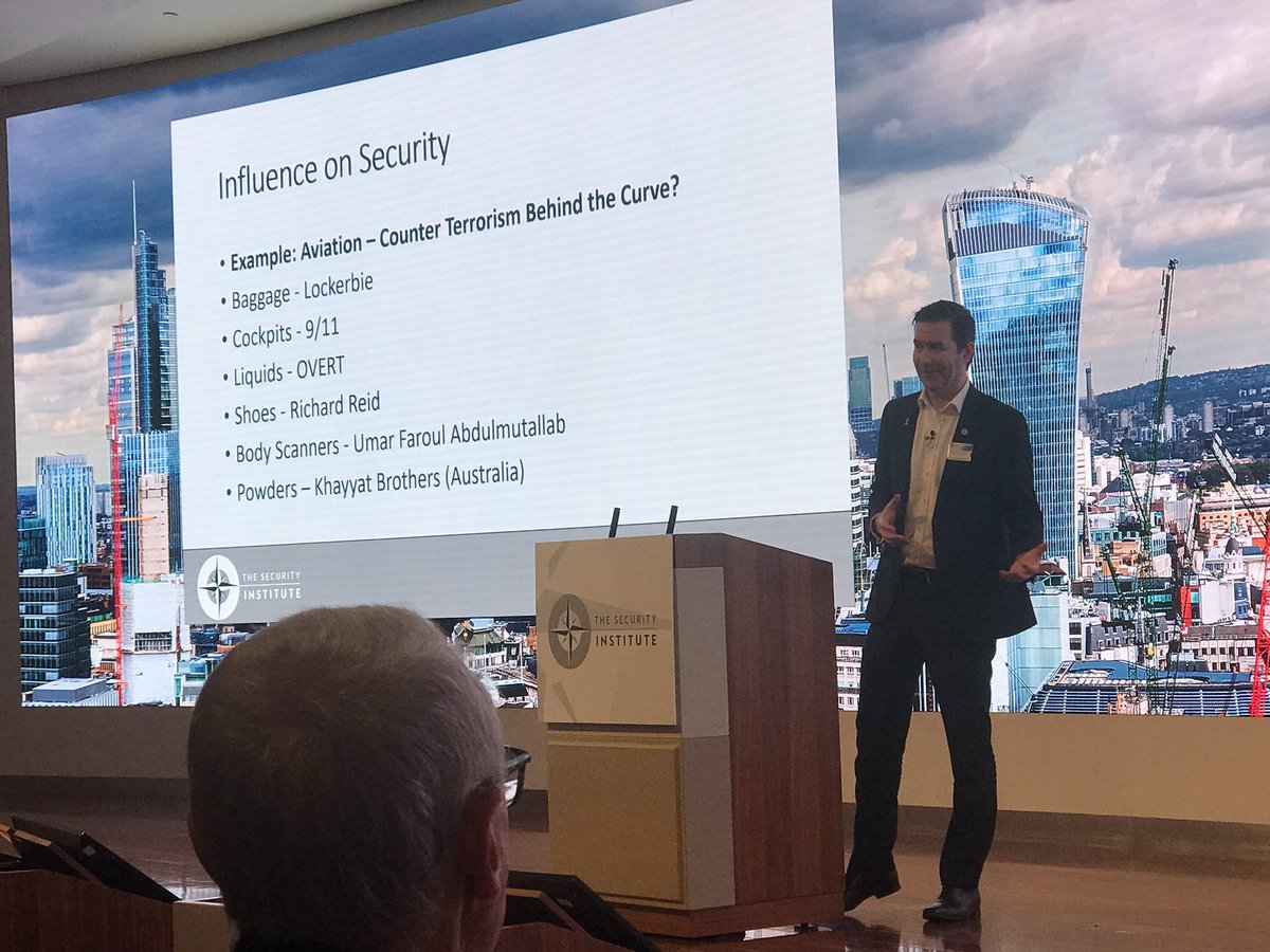 UWLCCC's tweet photo. Next up at the @SyInstitute conference are Andrew Donaldson and Steven McGrath, discussing the evolution of #Terrorism and #CounterTerrorism https://t.co/vTJ3viqTk2