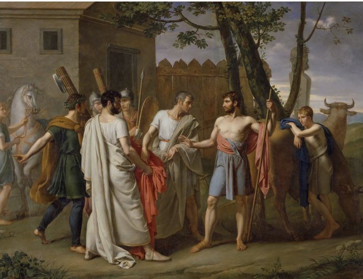 CharlotteIvers's tweet photo. Cincinnatus abandons the Plough to dictate Laws to Rome https://t.co/tGlmvdr0jT