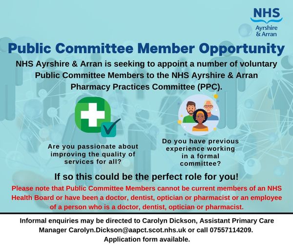 If you are passionate about improving the quality of services and have experience of being on a committee, why not get involved? The deadline for applications is 27 November 2022. For an application form and supporting documentation, visit nhsaaa.net/about-us/get-i…