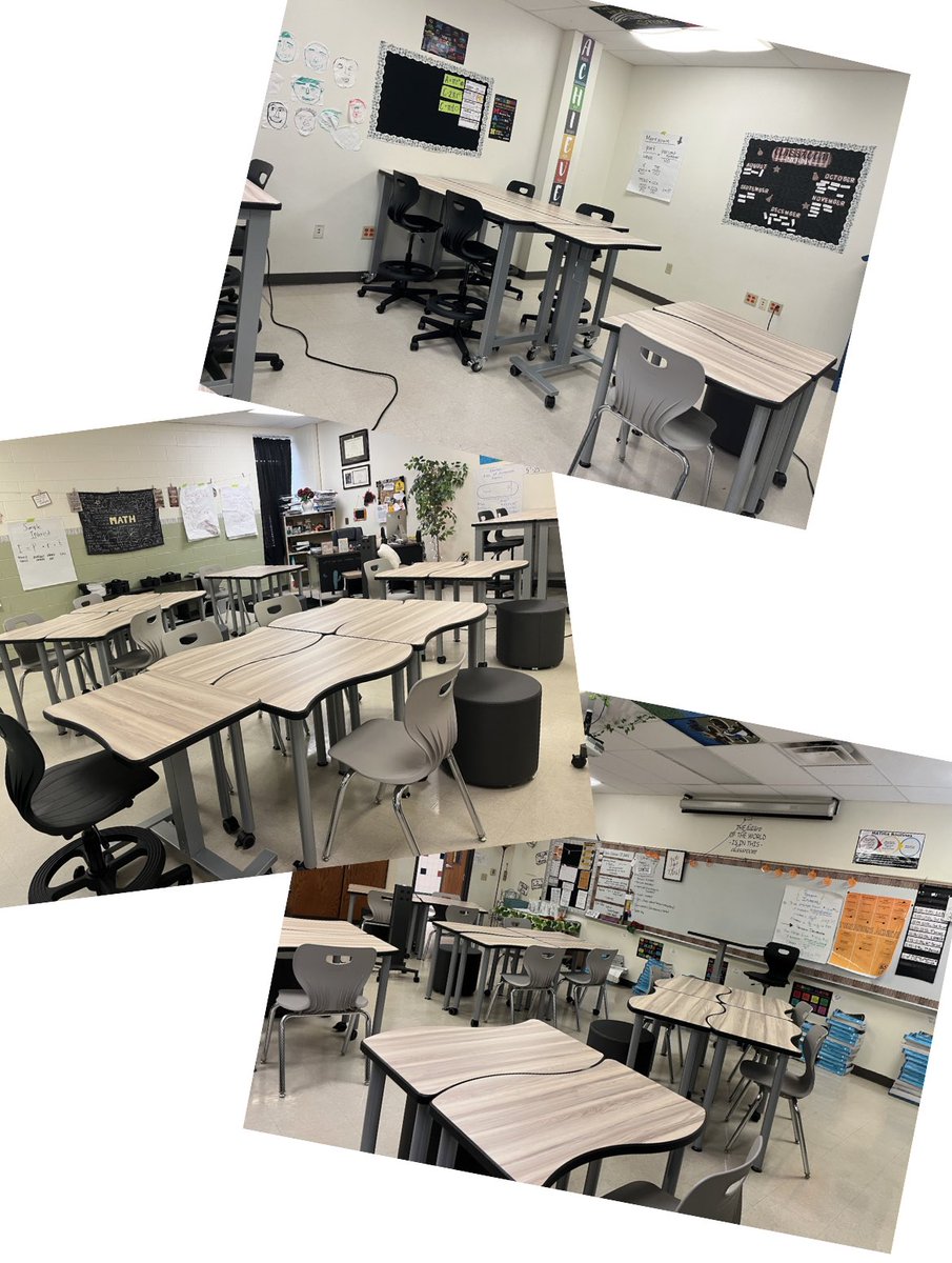 Kathy_Kober_EdD's tweet photo. So excited!!!! New furniture for math classes @JimBarnesMS Blended Learning is ready to take off!! #SeguinMath #WeAreSeguin @seguinisd https://t.co/NUP9tlpZEN