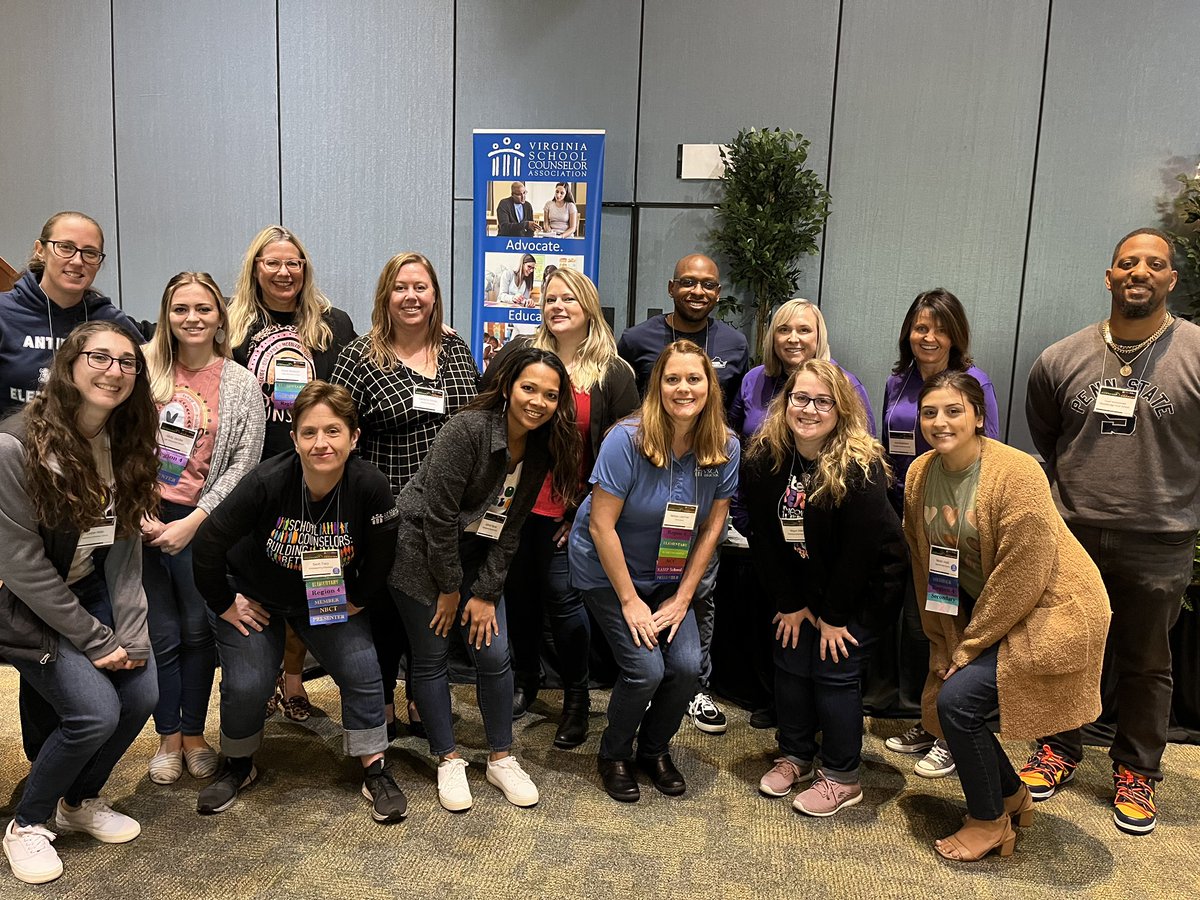 VSCA's tweet photo. Prince William County Schools is HERE!!! #vsca22 #vaisforschoolcounselors #vscainaction #pwcs https://t.co/p7DqTWqEDW