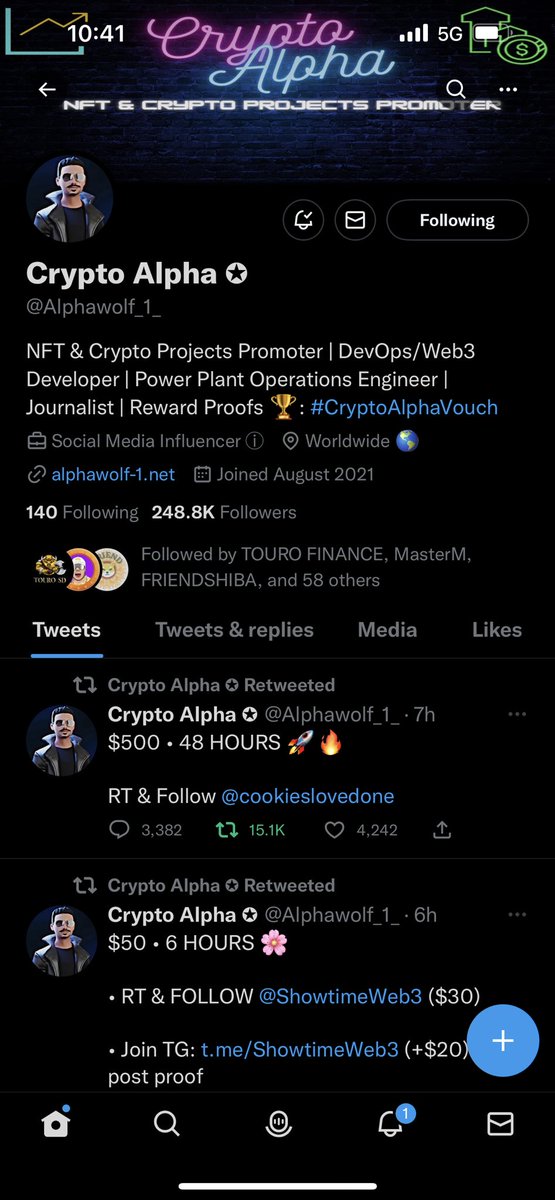 pick_0xxme's tweet photo. @bunniefied @Alphawolf_1_ Manifesting! 🤞🍀 https://t.co/vZNNkF3Cag