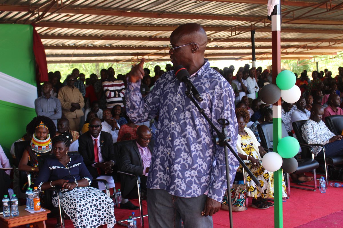 The Speaker of the County Assembly Rt.Hon.<a href="/CNakuleu/">Hon. Christopher Nakuleu</a>  joined the Governor H.E Jeremiah Lomorukai and other leaders during the Mashujaa Day celebrations.