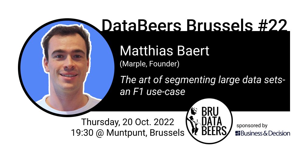 DataBeersBru's tweet photo. ⏰ Only a couple more hours until the 22nd edition of #databeers #brussels gets underway! Who else is ready for some data and beers? 😎 https://t.co/P5c0Bmd4QB