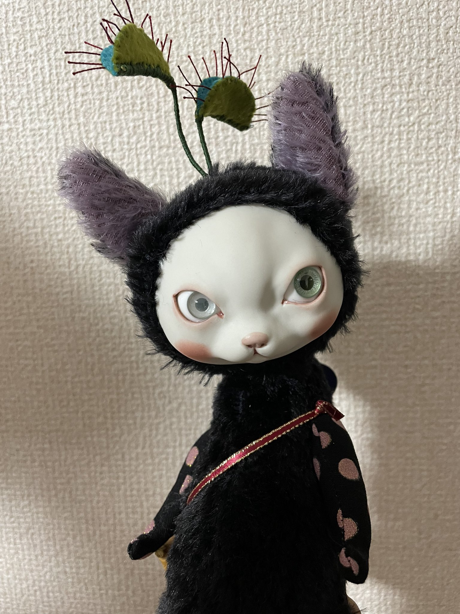 juno 国内作家 ぬいぐるみ テディベア 野うさぎ ブライス - メルカリ