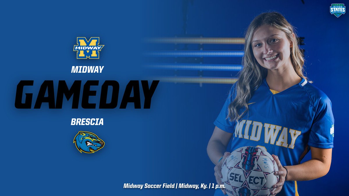 GoMidwayEagles's tweet photo. 🚨 GAMEDAY 🚨

@MidwayWSoccer 🆚 Brescia
📍: Midway Soccer Field (Midway, Ky.)
⏰: 1 p.m. ET

📈: https://t.co/jo9CImlO1P
📺: https://t.co/L38TwU5MgE https://t.co/HCkAj71iYh