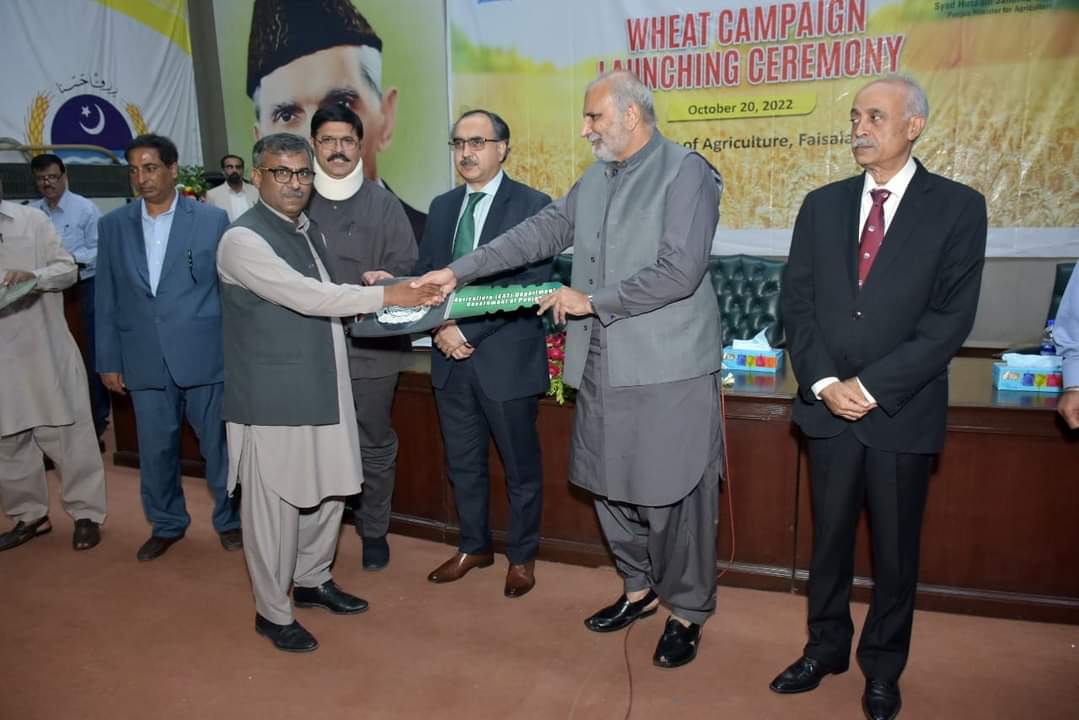UniversityofAg2's tweet photo. Wheat Campaign Launching Ceremony Oct 20, 2022 at UAF
@husainJahania https://t.co/E4qSeyycIJ