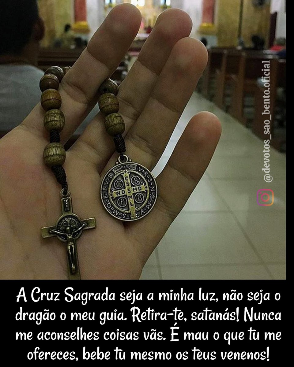 DevotosSaoBento's tweet photo. A Cruz Sagrada seja Nossa Luz! 🙏✝️ https://t.co/gue9XUDNUI