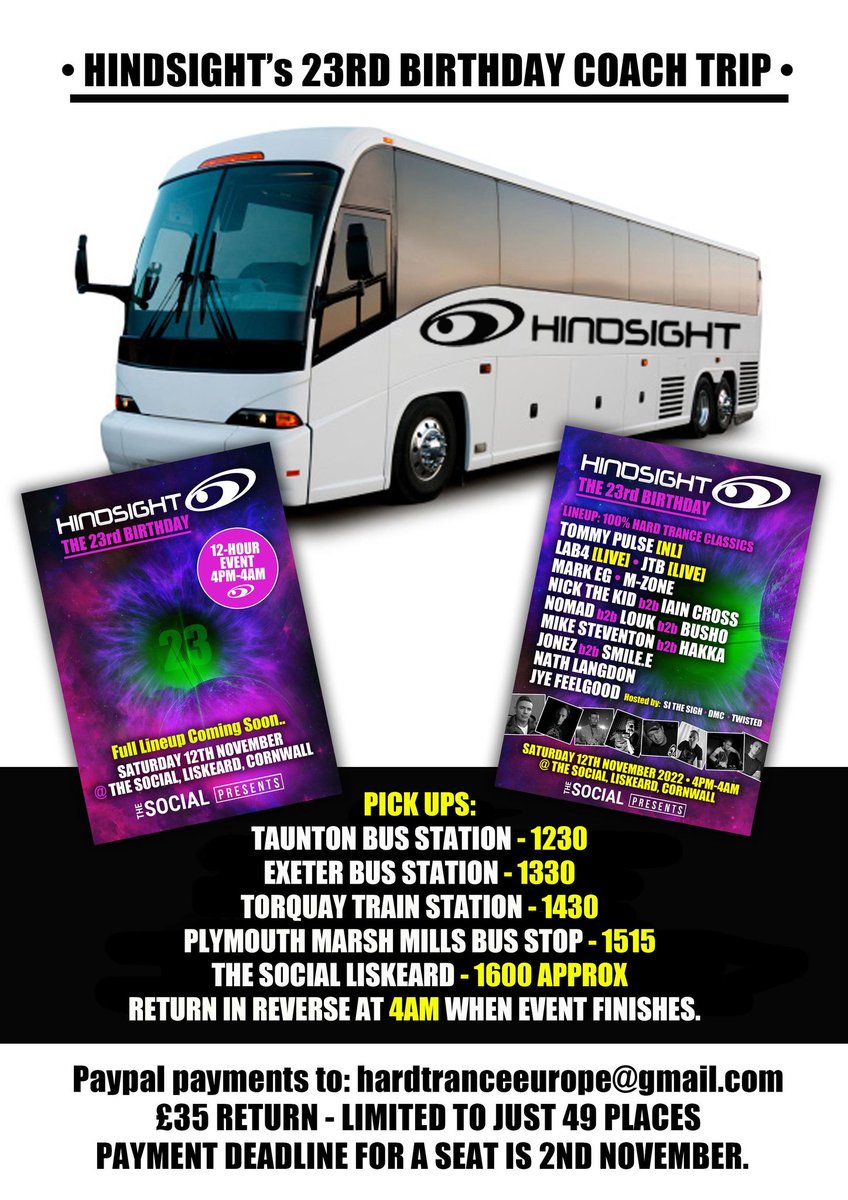 Lab4 Official (@lab4official) on Twitter photo With less than a month to go before the amazing Hindsight 23rd Birthday Bash @ The Social Liskeard Cornwall
Saturday 12th November
4pm - 4pm
<a href="/DjNickTheKid/">Nick Coles</a> With less than a month to go before the amazing Hindsight 23rd Birthday Bash @ The Social Liskeard Cornwall
Saturday 12th November
4pm - 4pm
<a href="/DjNickTheKid/">Nick Coles</a>