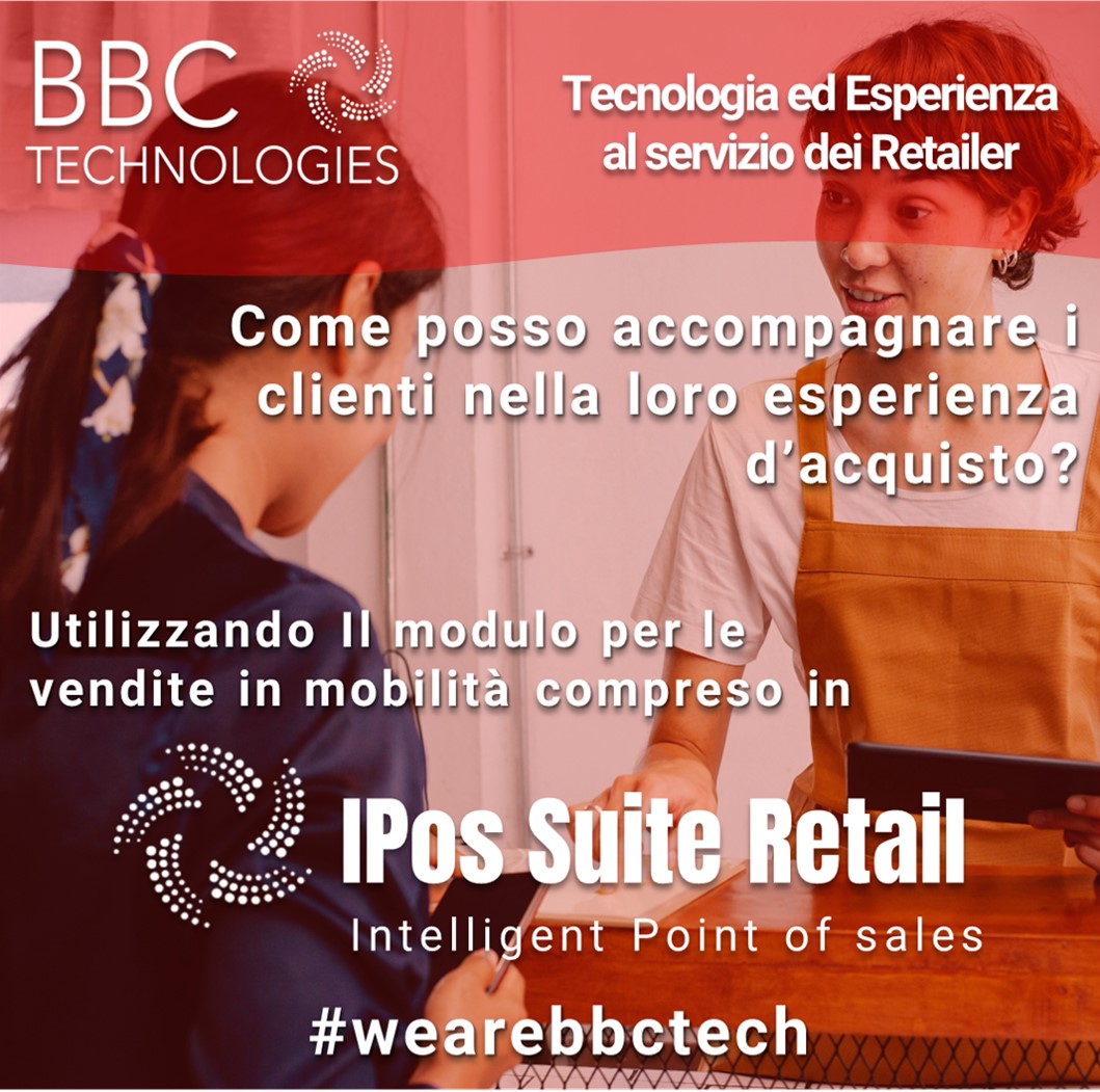 TechnologiesBbc's tweet photo. Mobile Selling
#WeAreBbctech #IPos #gestionale #retailtrends #logistica #fashion #ottica #innovazione #digital #GDO #retail #IPosVision #digitalinnovation #innovativesystems #omnichannel #retailchain #innovationstore #fiscale #scontrinodigitale #scontrinoSmart #mobileselling https://t.co/i3dGQpiVj7