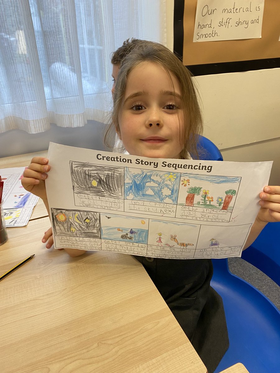 Y1Auckley's tweet photo. Some beautiful storyboards to retell the Christian Creation Story. https://t.co/zA1ME2CxOZ
