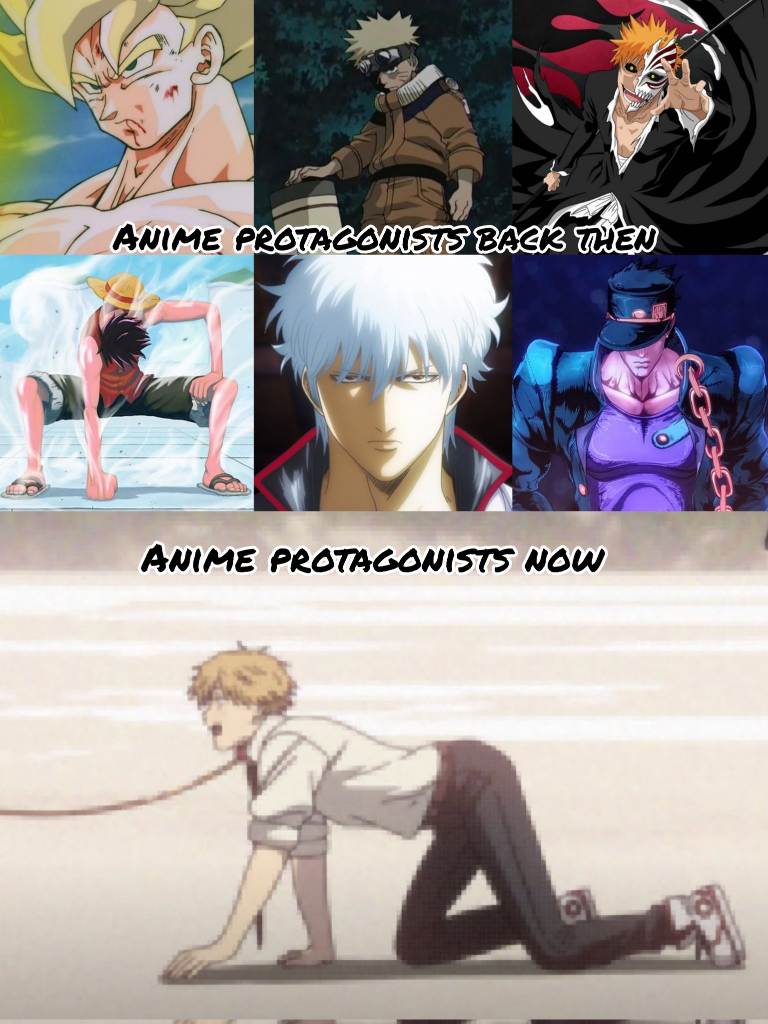 Some of the best example of amazing character development in anime meme  Anime  Memes