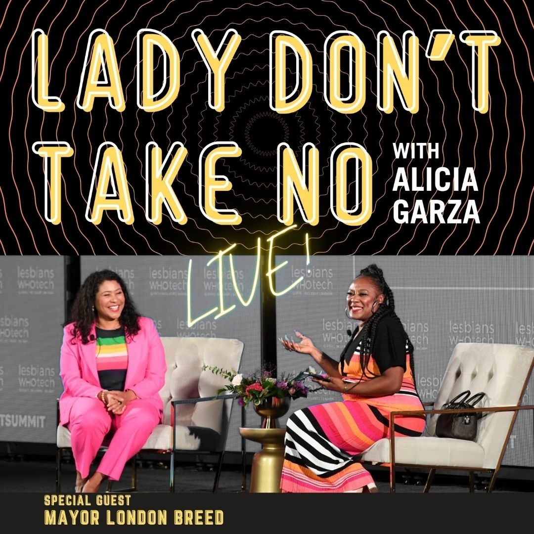 NEW EP ALERT: <a href="/aliciagarza/">Alicia Garza</a> and <a href="/LondonBreed/">London Breed</a> cut loose in front of a packed #CastroTheater for the <a href="/lesbiantech/">LWT</a> summit! They covered it ALL: Peloton, Policing, &amp; RBL Posse.  Tune in here: ow.ly/SRiV50LgFYQ #ladytake #dowhatchalike <a href="/philsurkis/">Phil Surkis</a>