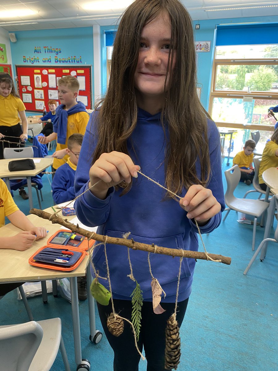 BHVC Primary on Twitter "Natural art in year 6🍁Creating mobiles from