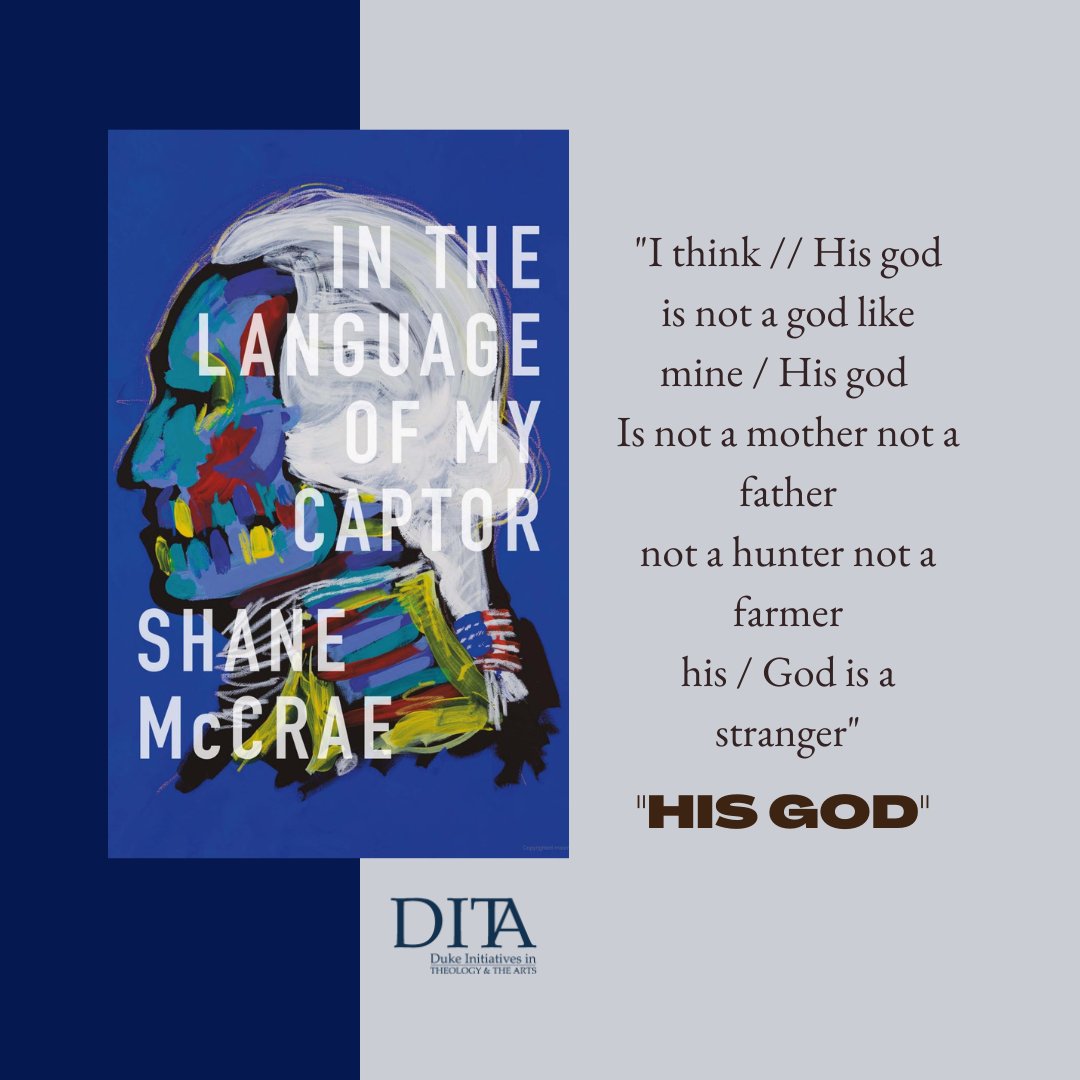 Livestream links available! See link below for full info about Shane McCrae's lunchtime lecture and evening reading with Dr. Lauren Winner. We hope you can join us!

sites.duke.edu/dita/events-2/