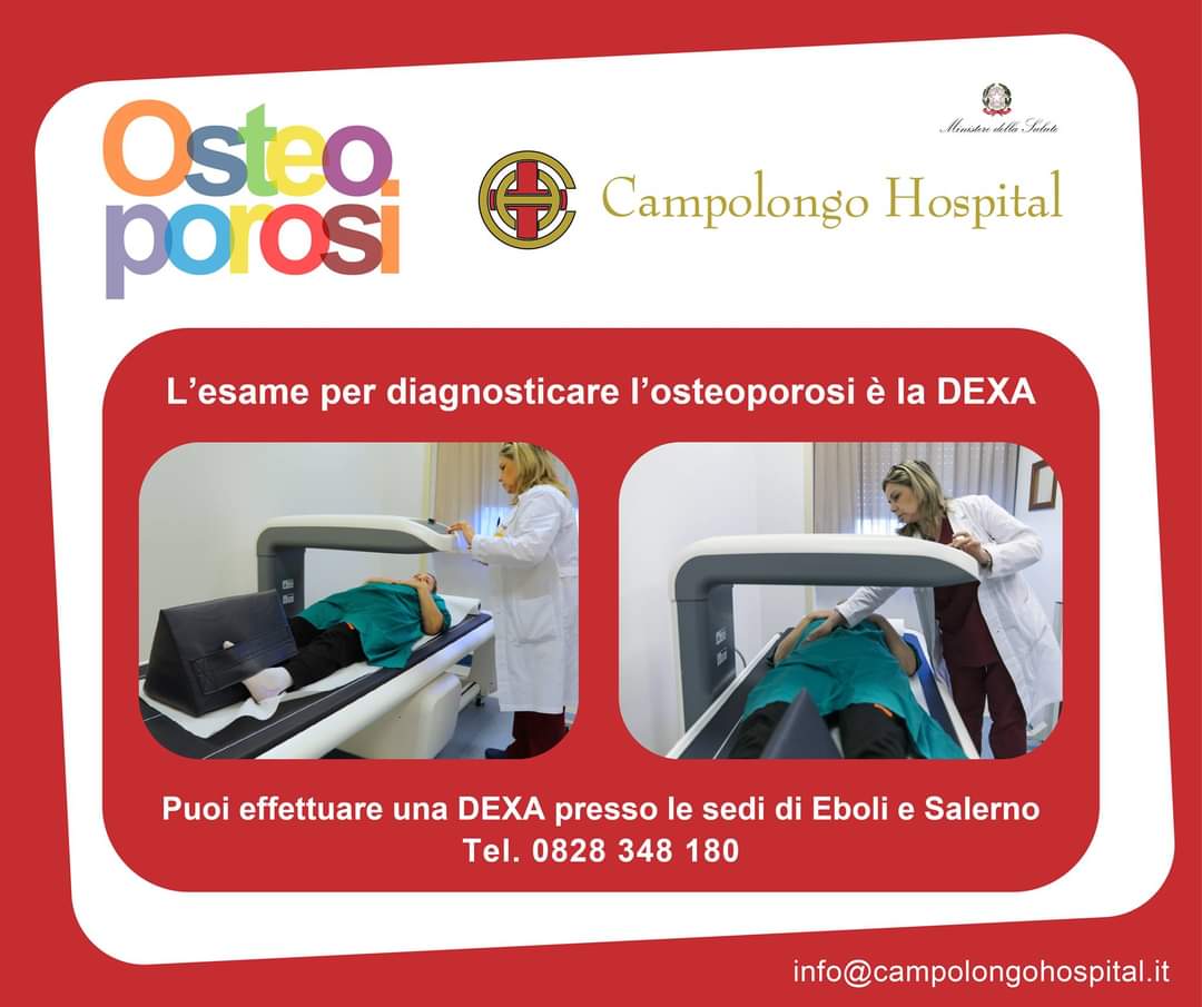 CampolongoHospi's tweet photo. Il #20ottobre è la #giornatamondiale dell'#osteoporosi, dedicata alla #prevenzione e alla #salute delle #ossa.
La metodica di 1^ scelta per la #diagnosi di osteoporosi è la MOC #DEXA del #femore e colonna lombare, che misura la massa ossea del nostro #scheletro.
#frattura https://t.co/346jf7zCU9