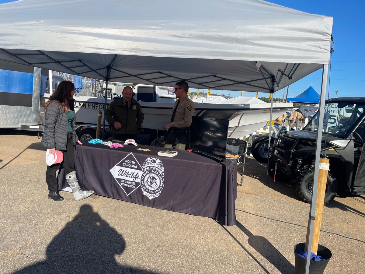 EdgecombeCoSo's tweet photo. Today, come on out and see Cpl. J. Jones and Dep. R. Harris as they work  Safety City at the NC State Fair. They will be there until 3:30p. https://t.co/BQeqnKTov7