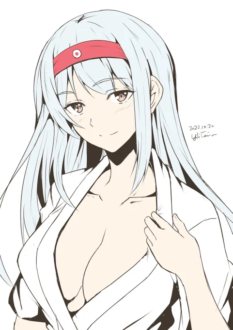 お題よりえっちに誘惑する翔鶴#翔鶴 #艦これ 