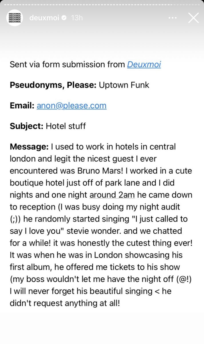 hannahsonic14's tweet photo. Why I love Bruno Mars so much 🥰 https://t.co/s6GD1MPAPG