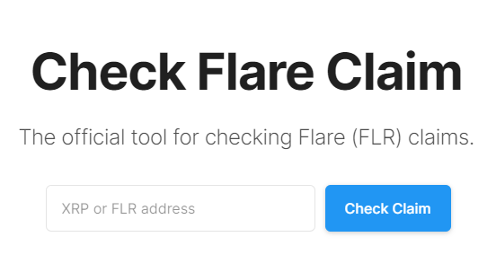 Did you know? 🤗
--------------------
You can double-check your Flare (FLR) claim by entering your public XRP or FLR address at check.towolabs.com

This tool is for non-custodial wallet users (Xumm, Ledger, ...) and exchange operators.
This tool is NOT for exchange users!
