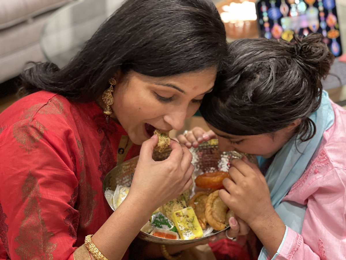 ZeniaWadhwani's tweet photo. It’s Throw Back Thursday! Evidence of Mithai Monsters from years past! 🙂

The sweets are piling up in our house … have your Mithai Monsters emerged yet?

#Diwali2022 #mithai  #mithaimonster https://t.co/PFcBQcNuYy