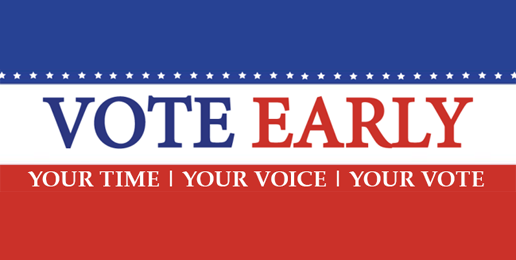 CityofWaltham's tweet photo. EARLY VOTING BEGINS ON SATURDAY!🗳️

Can't make it to the polls on Election Day? VOTE EARLY! Early Voting for the State Election on November 8th will be held October 22nd - November 4th! See the early voting schedule here: https://t.co/m7Ru12B2zA &amp; more: https://t.co/e7P7ExyfjS https://t.co/7K04HIaxdM