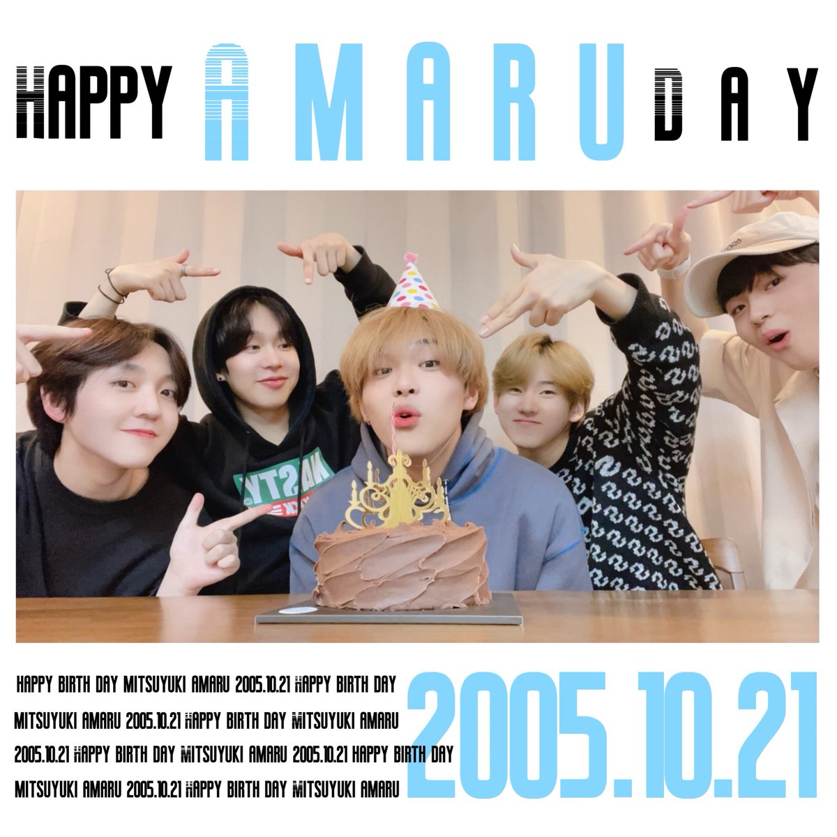 LOUDJYP's tweet photo. Happy Amaru Day ☀️🎉

สุขสันต์วันเกิด อามารุ Our Sunshine
ขอให้อามารุมีความสุข สมหวัง สุขภาพแข็งแรง
ได้เดบิวต์เร็วๆ นี้ รออยู่เสมอนะ 🧡

#HAPPYAMARUDAY2022
#答えはわかってる_おめでとう_���部屋に響かせよう
#이미답은알잖아_축하해_를방에울려퍼지도록하자
#아마루 #Amaru #LOUD @JYPELOUD https://t.co/KgYYdkrh9S