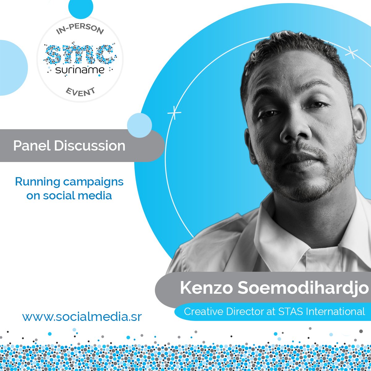 Kenzo Soemodihardjo is joining us as a speaker for the 6th edition of the Social Media Conference Suriname🥳! 

Learn more about SMCS22 here: bit.ly/SMCS22Info 
Purchase your EARLY BIRD PASS here: bit.ly/SMCS22SHOP

#SMCS22 #SocialMedia #Suriname