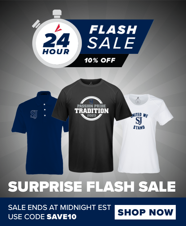 We've got SPIRIT, how about you?!?!
We've got a 24-hour FLASH SALE comin' your way. Head over to your St. John's School Sideline Store and use code SAVE10 at checkout. Hurry—sale ends at midnight!.

sideline.bsnsports.com/schools/colora…

#schoolspirit