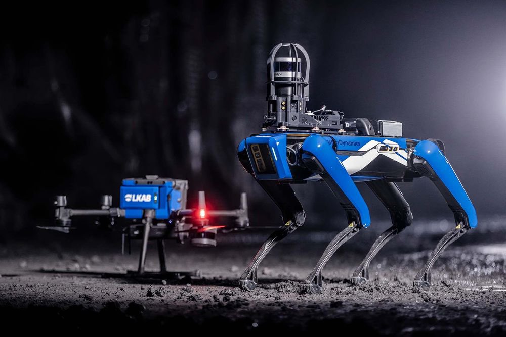 Läs om hur LKAB samarbetar med Boston Dynamics och Luleå tekniska universitet i användandet av robothundar i gruvan. Nikolaos Petropoulos, <a href="/nikos1061/">Nikos Petropoulos</a>, 1:e forskningsingenjör vid Teknik- och processutveckling på LKAB, förklarar.