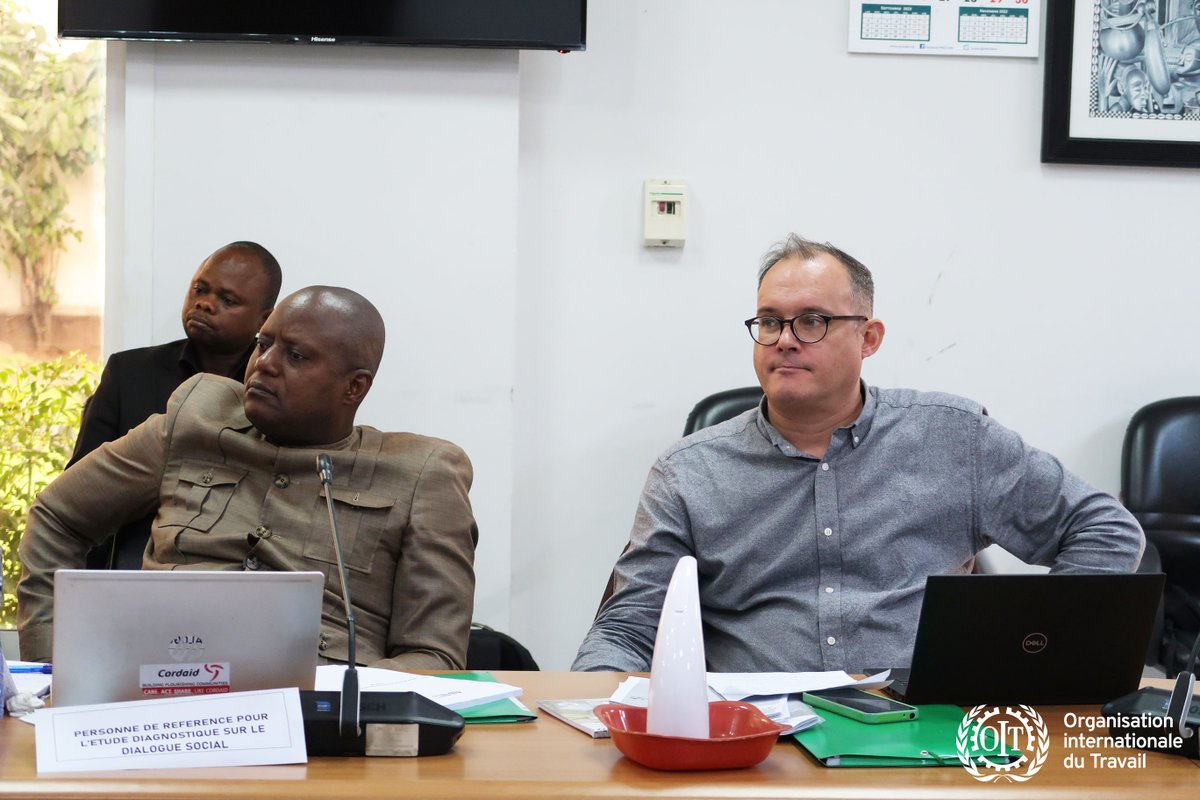 OITKinshasa's tweet photo. 🇨🇩 Le projet #SPNT, soutenu par @USDOL, a réuni aujourd'hui son audience tripartite au siège des Nations Unies à Kinshasa, afin de valider deux études : sur le #DialogueSocial et sur le #harcèlement et violence en milieu du #travail.
@USEmbKinshasa @DuEmploi @MinITP_RDC https://t.co/62TzjT8KAZ