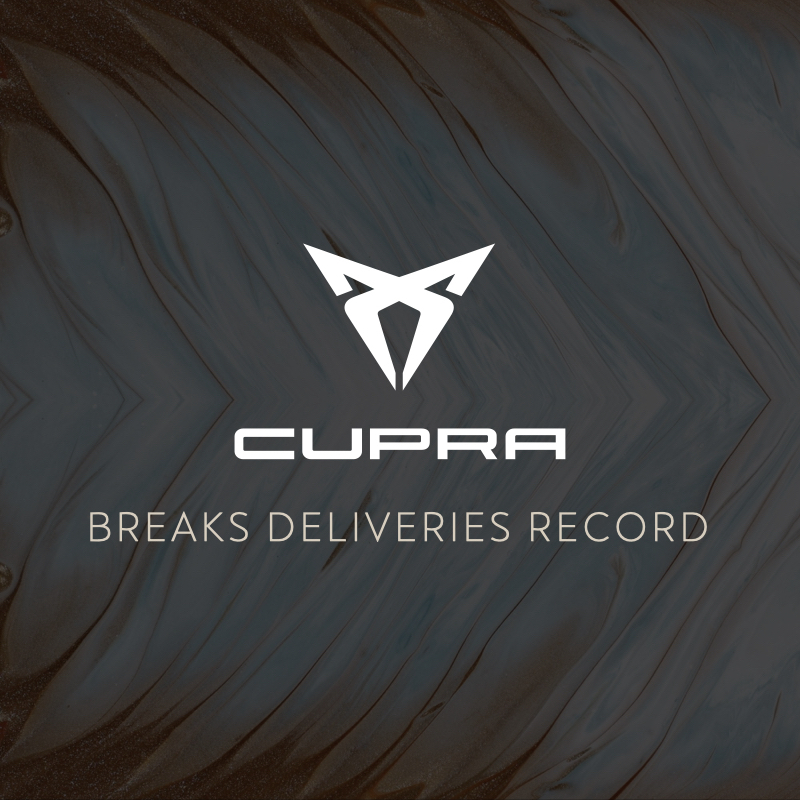 WGriffithsCEO's tweet photo. What a great way to wrap up the week. ⚡

Last month, @CUPRA achieved some pretty remarkable milestones. When I think back to when we launched our brand I couldn’t have imagined results like these.

Great job to all the CUPRA Tribe! #GoCupraGo #CUPRAgrowth #UnstoppableImpulse