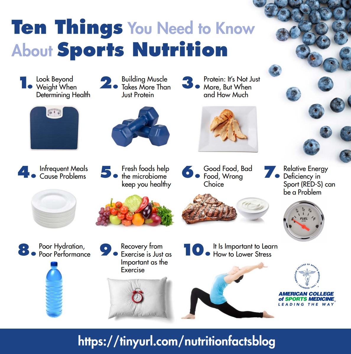 Ten Things You Need to Know About Sports Nutrition
acsm.org/home/featured-… #NATA #APTA
