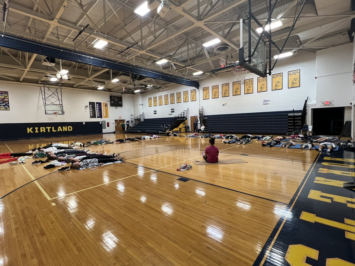 Thank you to <a href="/mrsjmberry/">J Berry</a> for leading students in a yoga class today!  What a great way to round out a week of celebrating #UnityDay2022
