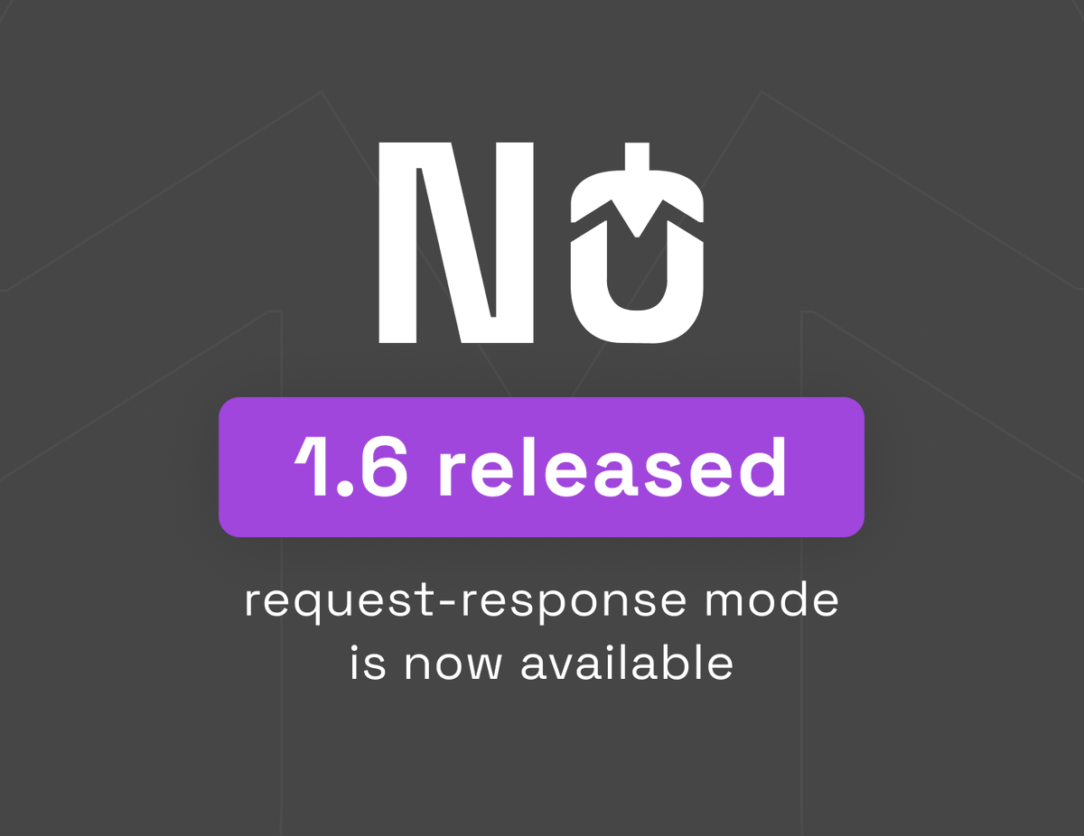 Nussknacker_io's tweet photo. ✨𝗻𝗲𝘄 𝗿𝗲𝗹𝗲𝗮𝘀𝗲 🟣

The 𝗟𝗶𝘁𝗲 𝗘𝗻𝗴𝗶𝗻𝗲 can now be used in request-response mode (as well as streaming)

In this mode, a scenario describes the logic of processing a single request and returning a response.

One of its use cases: a Next Bext Action client service https://t.co/p7ybXU1tif