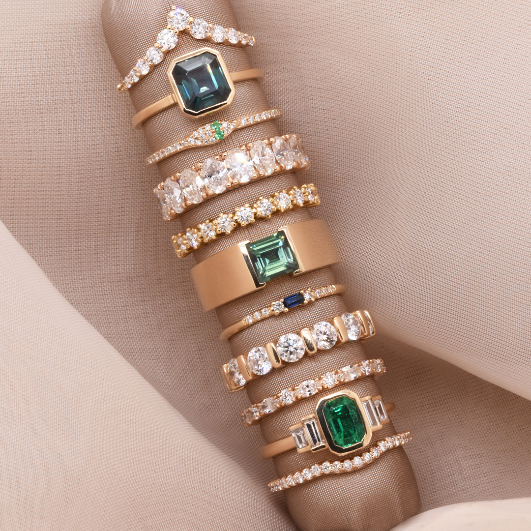 Just a few of our favorite rings. 
.
#engagementrings #altengagement #diamondbands #anniversarybands #anniversaryrings #anniversarygifts #eternityring #eternityband #diamondeternity #contourband #diamondband #diamondring #diamonds #emeralds #sapphires