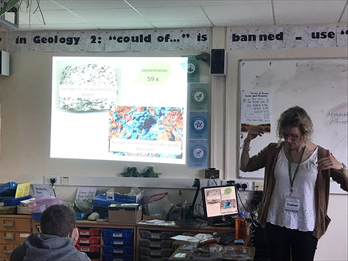 SwchsGeology's tweet photo. Thank you @c_mottram for a fanatastic outreach visit today to promote Earth Science at @UOP_SEGG! It was a brilliant way to round up our Earth Science fortnight! #geology #geography #earthscience #portsmouthuniversity https://t.co/IUjaYmHAB4